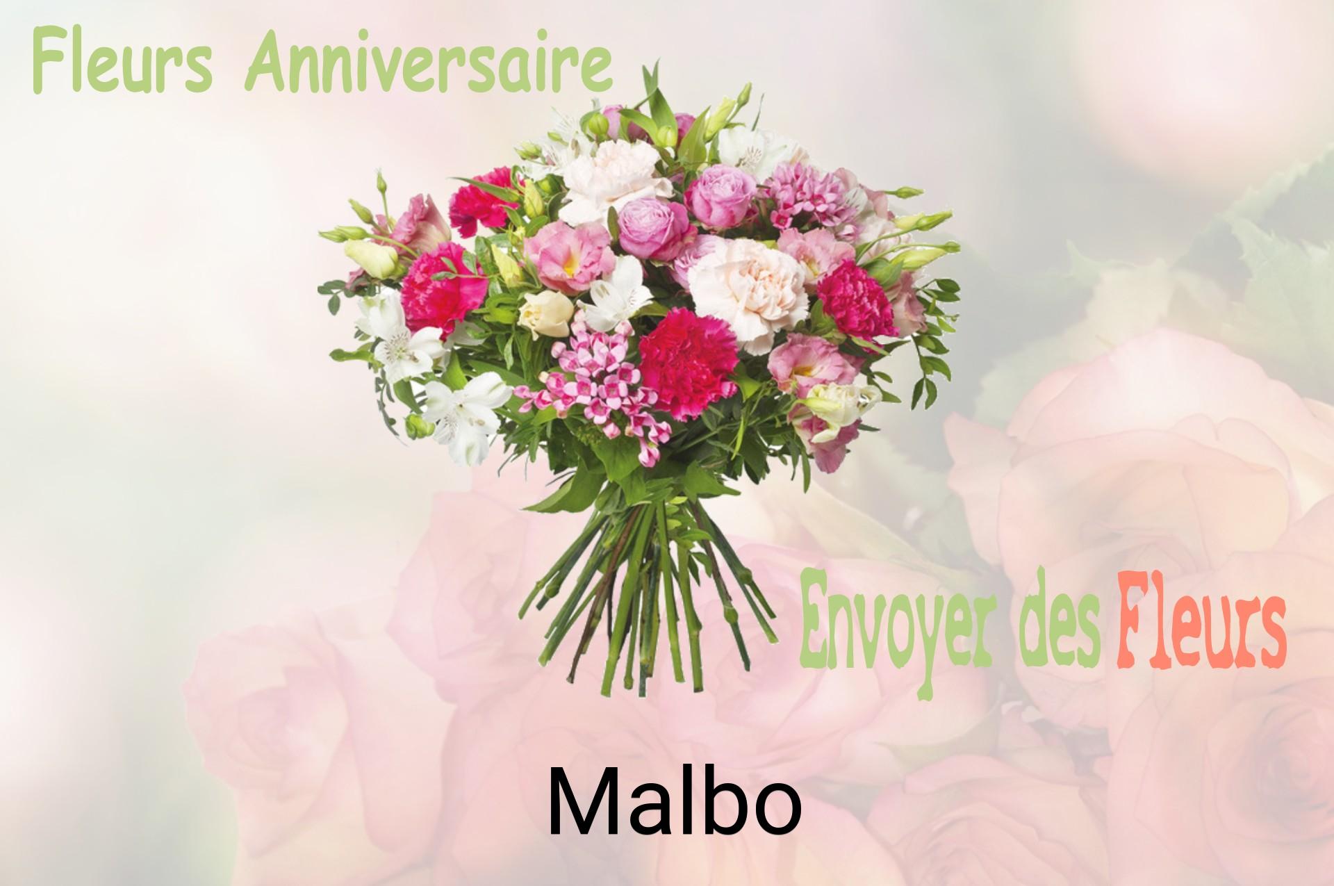 Bouquet de fleurs d’anniversaire livré à Malbo
