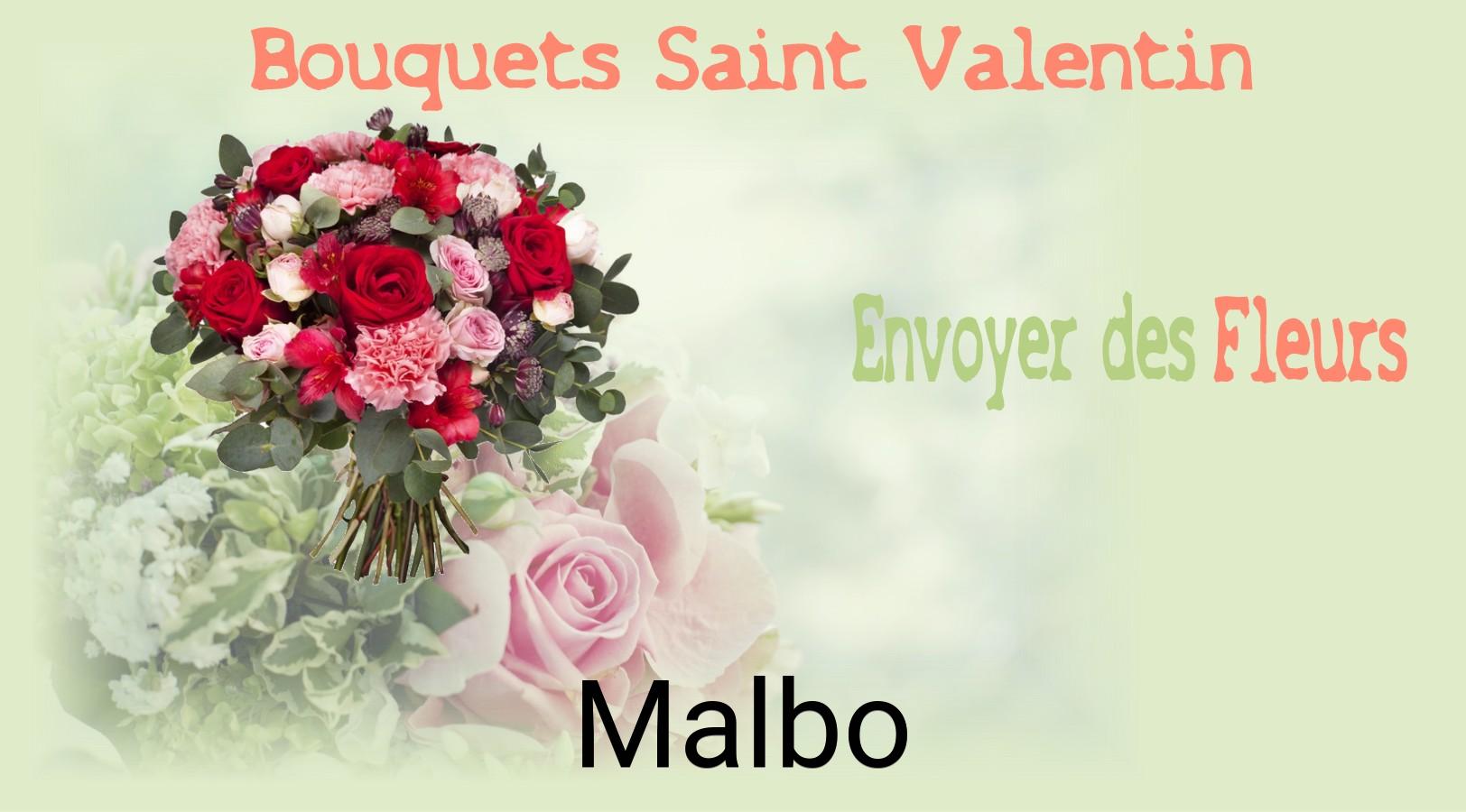Roses de Saint-Valentin livrées à Malbo